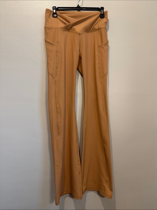 Fabletics Pants - Fabletics Medium Ribbed High-Waist Flare Leggings